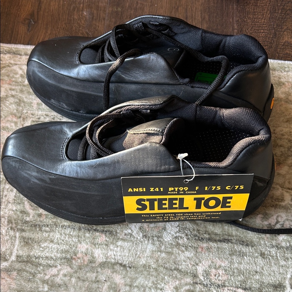 Rockport Black Steel Toe Boots
